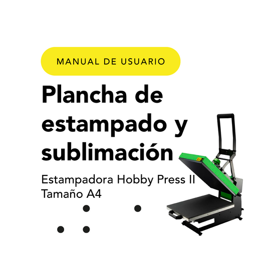 Plancha de estampado y sublimación