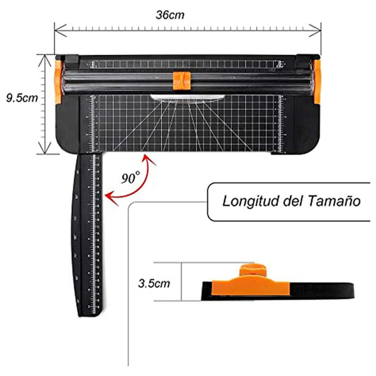 Guillotina A4 Corta Papel Fotos