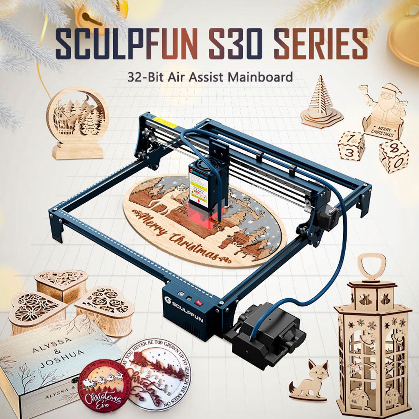 Kit Grabadora Láser SCULPFUN S30 PRO MAX 20W