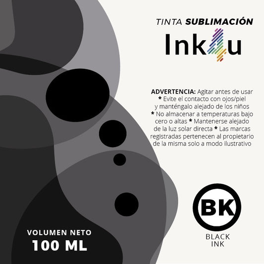 Tinta Sublimación Premium Universal 100ml Colores