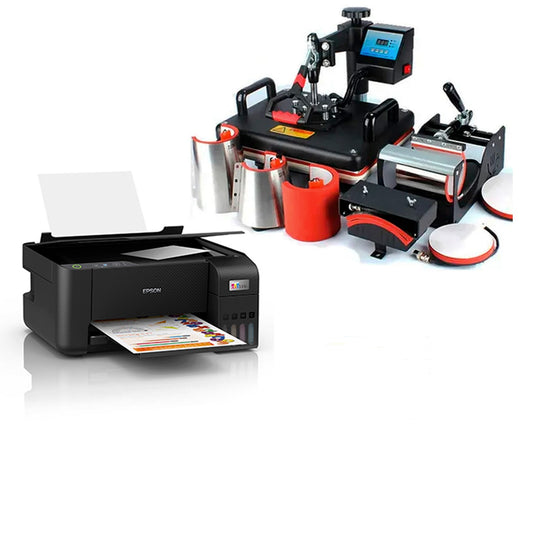 Máquina de prensa de calor digital 5 en 1 impresora de sublimación de la  impresora más vendida